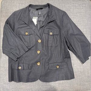 Lane Bryant Charcoal Blazer